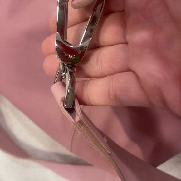 Longchamp leather Shoulder Bag - Soft Pink Handbag - Picture 15 of 16